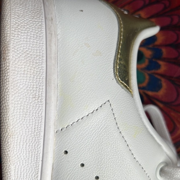 Gold Stan Smith Sneakers Sz 39.5 - Picture 6 of 12